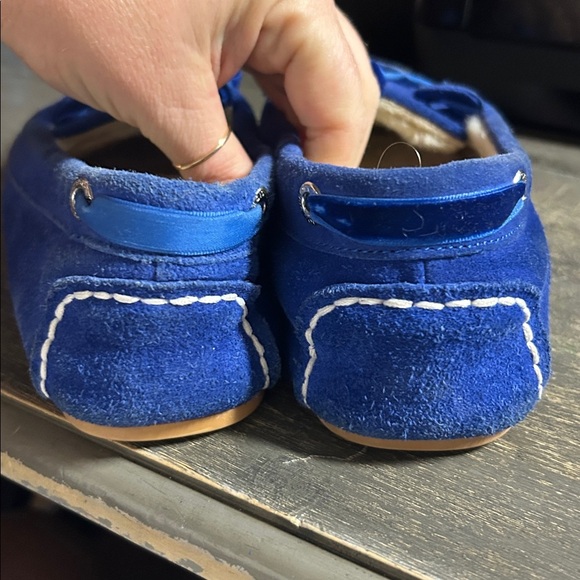 Sperry Royal Blue Suede Moccasins Women’s 8 - Picture 4 of 7